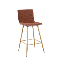 Barová stolička, svetlohnedá/hnedá/buk, TORANA