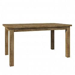 Jedálenský stôl, rozkladací, dub lefkas, MONTANA STW
