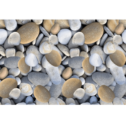 Koberec, viacfarebný, vzor kamene, 80x120, BESS