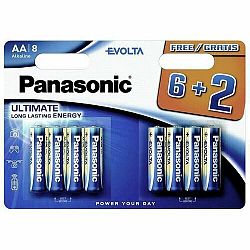 Panasonic LR6EGE/8BW 6+2F EVOLTA batéria